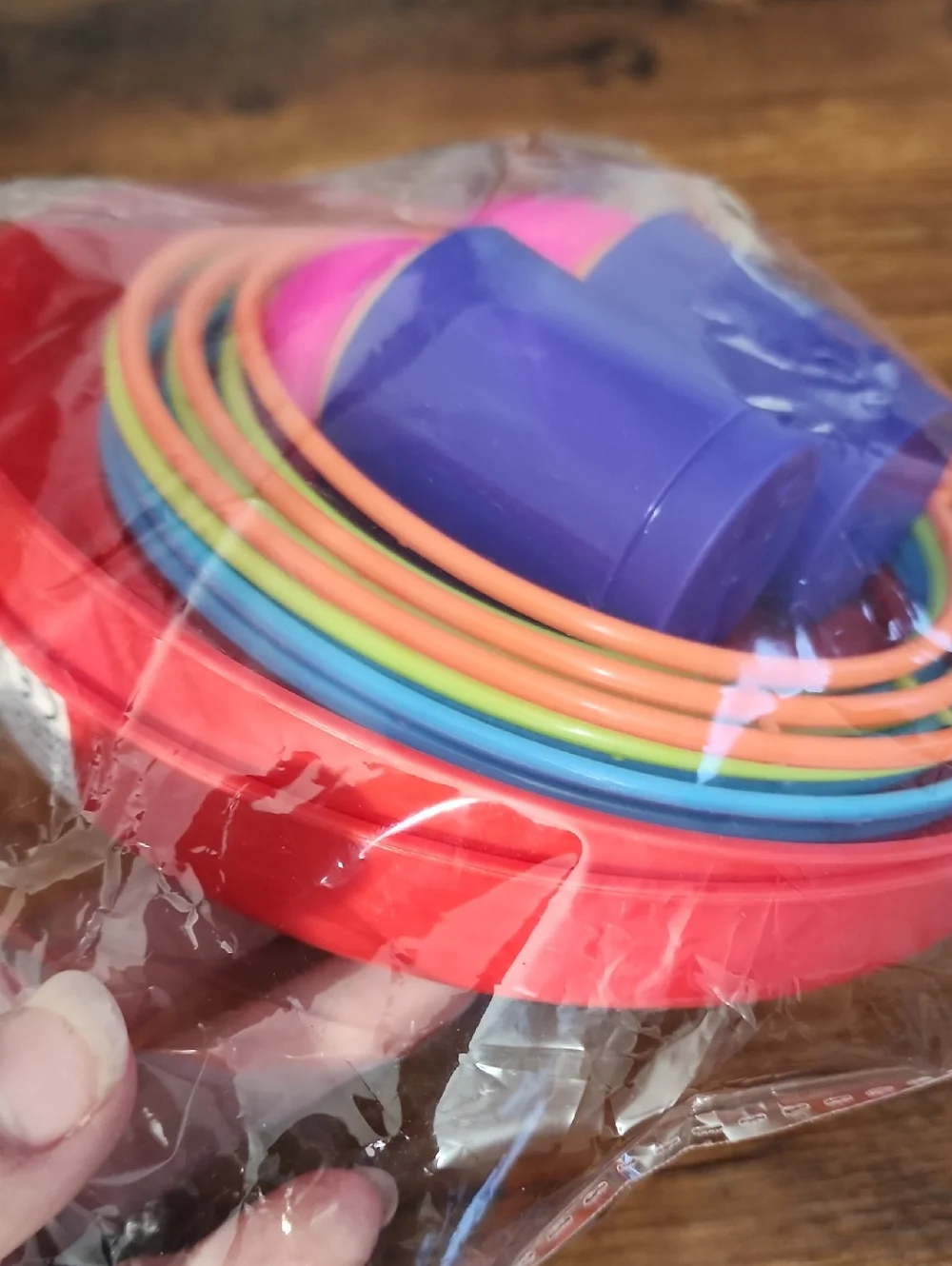 Two Sets Plus 18 Rings- Throw Hoop Toys interaction Indoor&outdoor Puzzle Hoop